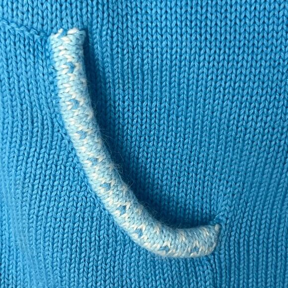 Quacker Factory Sweater Cardigan Full Zip Cotton Angora Snowman Winter Festive L - Picture 11 of 12